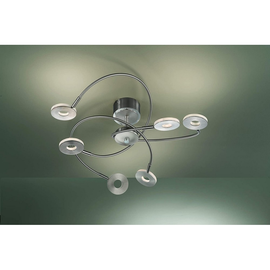 Fischer & Honsel 20532 - LED Stmívatelné bodové svítidlo DENT 6xLED/6W/230V + dálkové ovládání