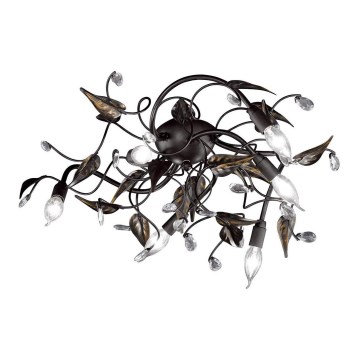 Fischer & Honsel 21866 - Stropní svítidlo ROSTFARBIG 6xE14/40W/230V