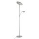Fischer & Honsel - LED Stmívatelná stojací lampa DENT 1xLED/30W/230V + 1xLED/6W 2700-4000K