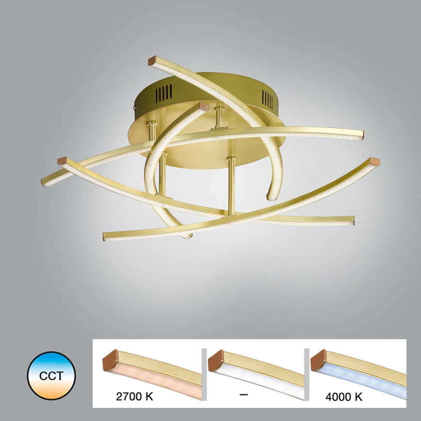Fischer & Honsel - LED Stmívatelný přisazený lustr CROSS 5xLED/4W/230V