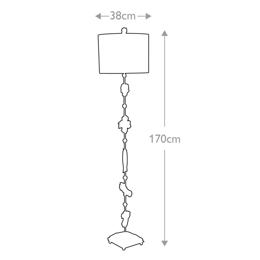 Flambeau - Stojací lampa FRAGMENT 1xE27/60W/230V