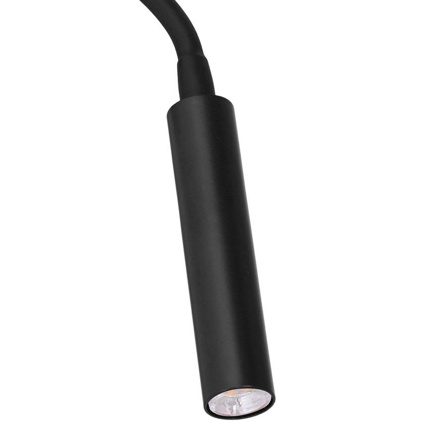 Flexibilní lampička ARDEN 1xG9/8W/230V černá