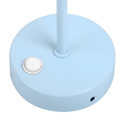 Flexibilní nástěnná lampička OXFORD 1xE27/15W/230V modrá