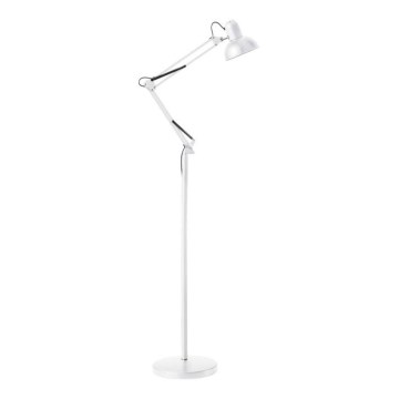 Flexibilní stojací lampa AURIQ 1xE27/60W/230V 184 cm bílá