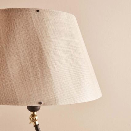 Flexibilní stojací lampa AYD 1xE27/40W/230V černá/béžová
