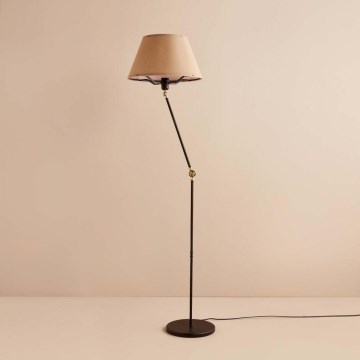 Flexibilní stojací lampa AYD 1xE27/40W/230V černá/hnědá