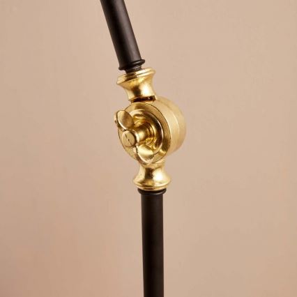 Flexibilní stojací lampa AYD 1xE27/40W/230V černá/hnědá