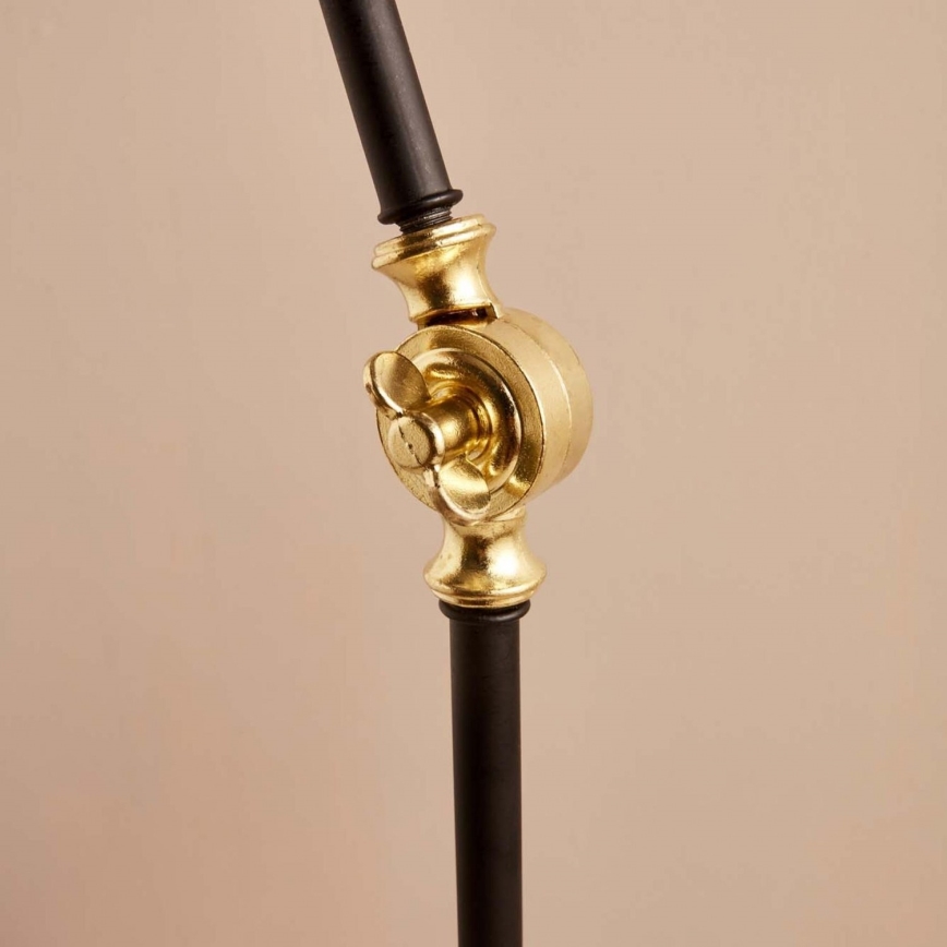 Flexibilní stojací lampa AYD 1xE27/40W/230V černá/hnědá