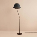Flexibilní stojací lampa AYD 1xE27/40W/230V černá