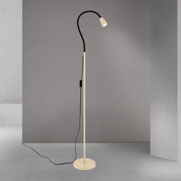 Flexibilní stojací lampa DOTTY 1xGU10/10W/230V béžová/černá