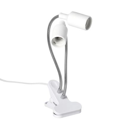 Flexibilní stolní lampa s klipem pro pěstování rostlin PLANTY 2xE27/30W/230V bílá