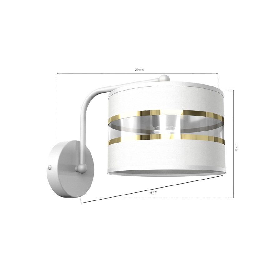 Flexibilní svítidlo ULTIMO 1xE27/60W/230V bílá