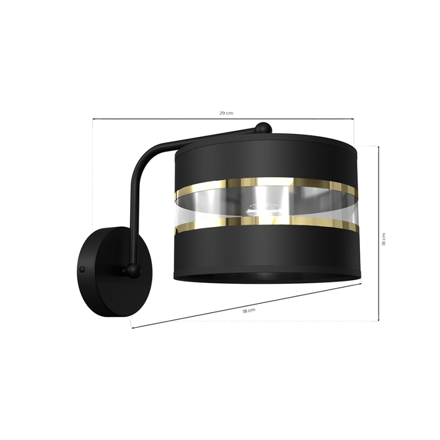 Flexibilní svítidlo ULTIMO 1xE27/60W/230V černá