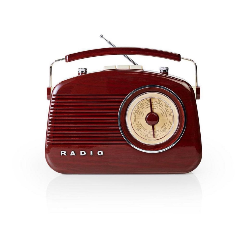 FM Rádio 4,5W/230V hnědá