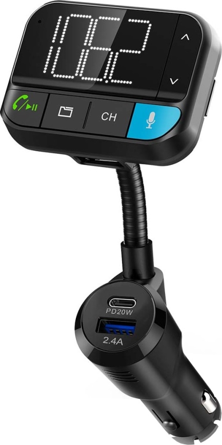 FM vysílač do auta s funkcí handsfree