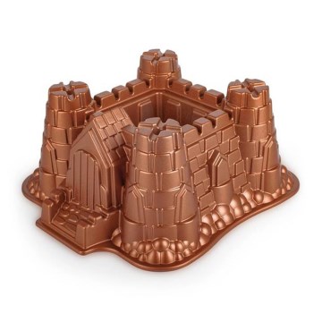 Forma na bábovku KITCHISIMO hrad/měděná