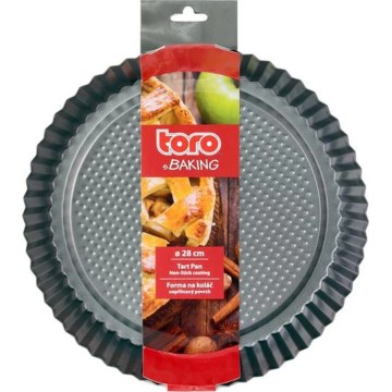 Forma na koláč TORO 28 cm černá