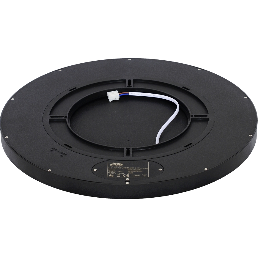 Fulgur 41813 - LED Stropní svítidlo NOMY LED/32W/230V 3000/4000/6000K IP40 pr. 40 cm černá