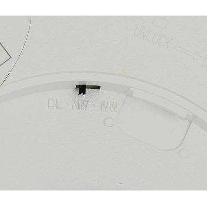 Fulgur 42361 - LED Stropní svítidlo NOMY LED/24W/230V 3000/4000/6000K IP40 pr. 30 cm bílá