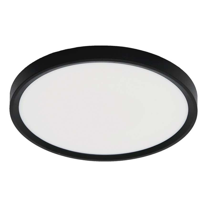 Fulgur 42362 - LED Stropní svítidlo NOMY LED/24W/230V 3000/4000/6000K IP40 pr. 30 cm černá