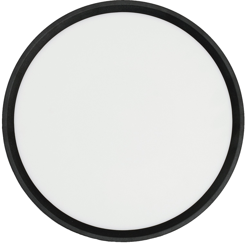 Fulgur 42362 - LED Stropní svítidlo NOMY LED/24W/230V 3000/4000/6000K IP40 pr. 30 cm černá