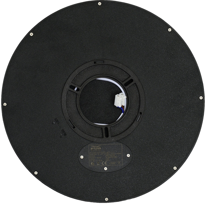 Fulgur 42362 - LED Stropní svítidlo NOMY LED/24W/230V 3000/4000/6000K IP40 pr. 30 cm černá