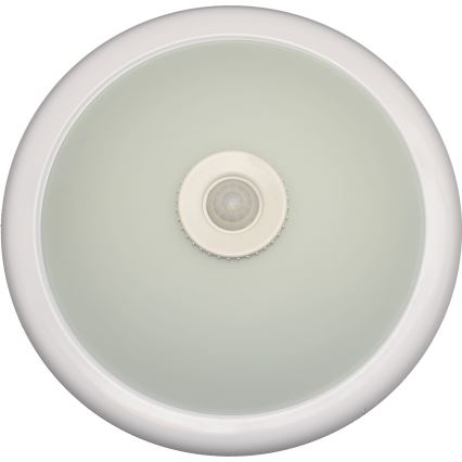 Fulgur s-22941 - Stropní svítidlo se senzorem pohybu a soumraku DARINA 2xE27/40W/230V pr. 30 cm bílá