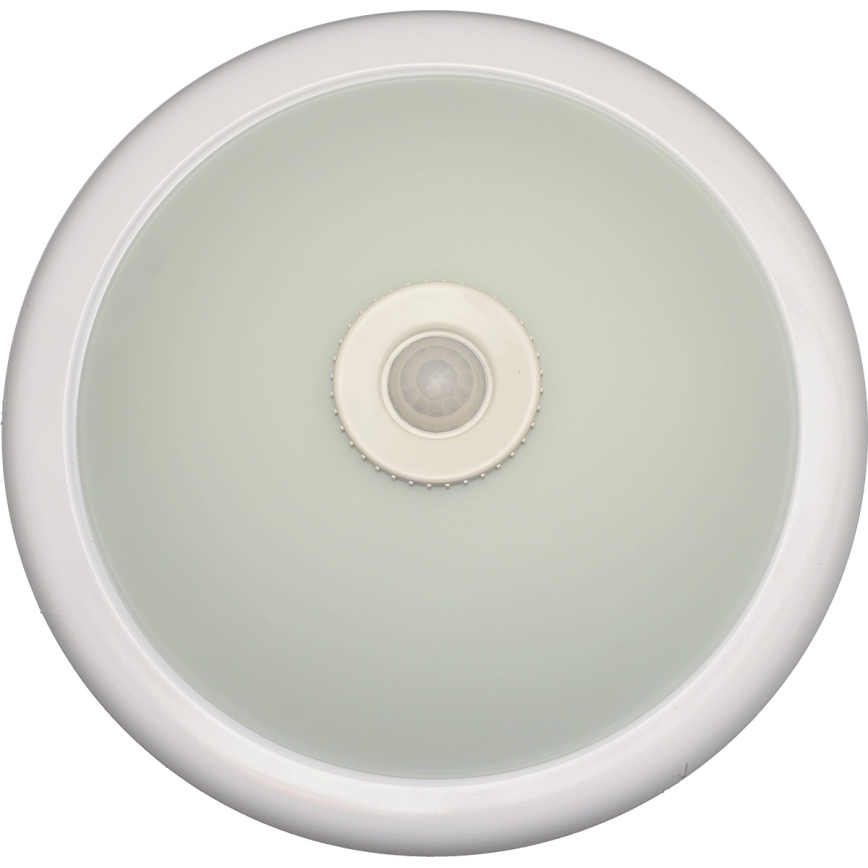 Fulgur s-22941 - Stropní svítidlo se senzorem pohybu a soumraku DARINA 2xE27/40W/230V pr. 30 cm bílá