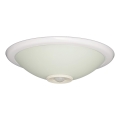 Fulgur s-22941 - Stropní svítidlo se senzorem pohybu a soumraku DARINA 2xE27/40W/230V pr. 30 cm bílá