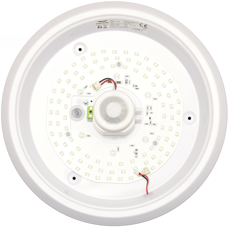Fulgur s-39670 - LED Nouzové svítidlo se senzorem pohybu a soumraku DARINA LED/16W/230V pr. 29 cm