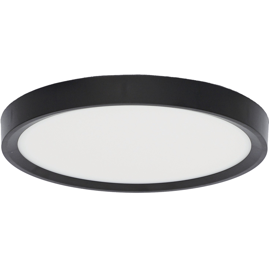 Fulgur s-42585 - LED Stropní svítidlo se senzorem pohybu NOMY-S LED/18W/230V 3000/4000/6000K IP40 pr. 23 cm černá