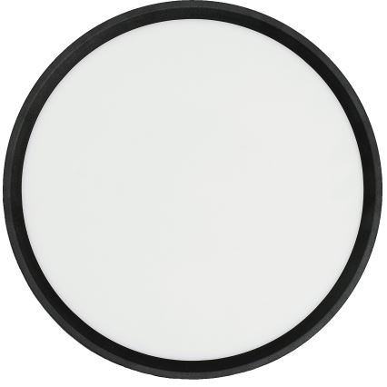 Fulgur s-42587 - LED Stropní svítidlo se senzorem pohybu NOMY-S LED/24W/230V 3000/4000/6000K IP40 pr. 30 cm černá