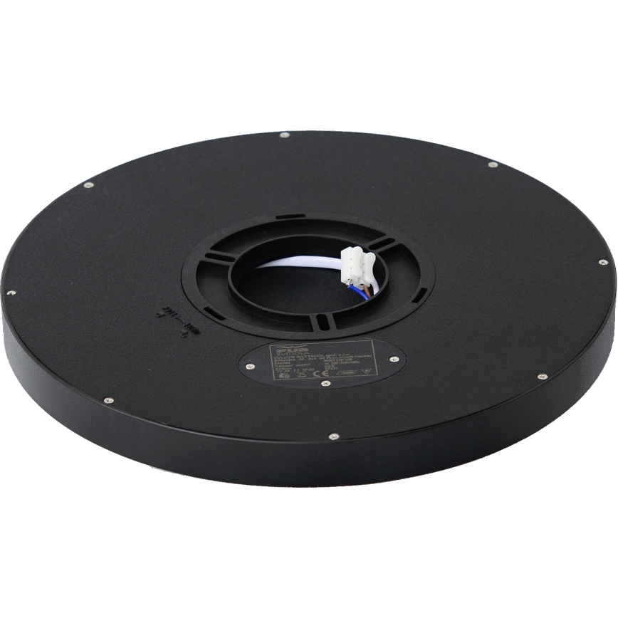 Fulgur s-42587 - LED Stropní svítidlo se senzorem pohybu NOMY-S LED/24W/230V 3000/4000/6000K IP40 pr. 30 cm černá