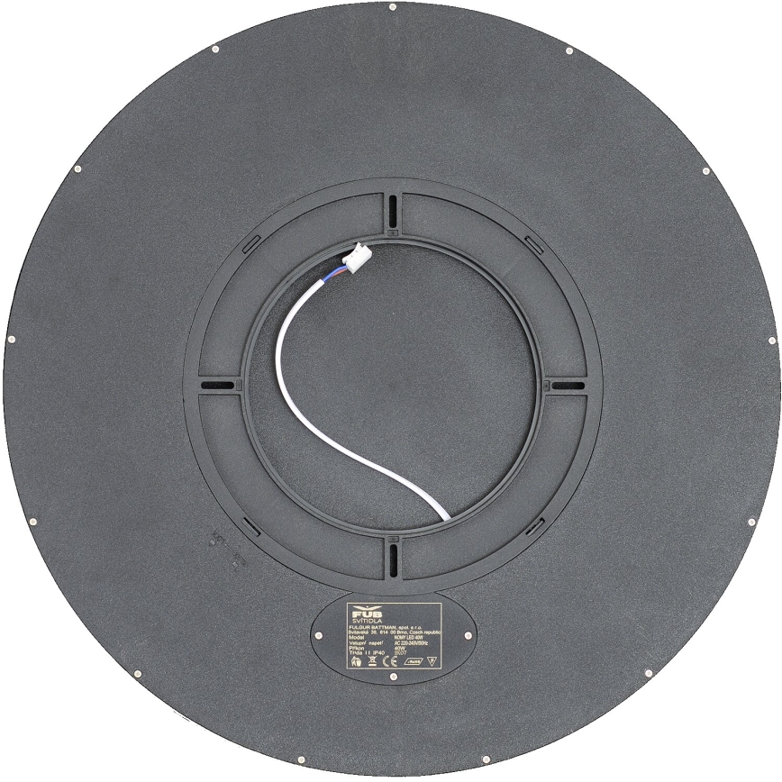 Fulgur s-43040 - LED Stmívatelné stropní svítidlo NOMY-RC LED/40W/230V 3000/4000/6500K pr. 50 cm IP40 černá + dálkové ovládání
