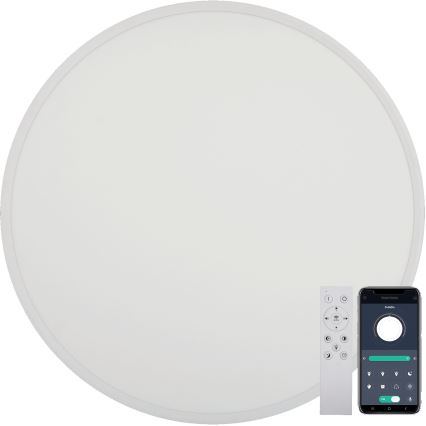 Fulgur s-43041 - LED Stmívatelné stropní svítidlo NOMY-RC LED/50W/230V 3000/4000/6500K pr. 60 cm IP40 bílá + dálkové ovládání