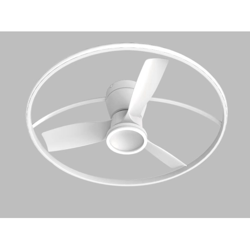 Fulgur s-43048 - LED Stmívatelný stropní ventilátor THORA LED/50W/230V 2700-5000K bílá + dálkové ovládání