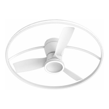 Fulgur s-43048 - LED Stmívatelný stropní ventilátor THORA LED/50W/230V 2700-5000K bílá + dálkové ovládání