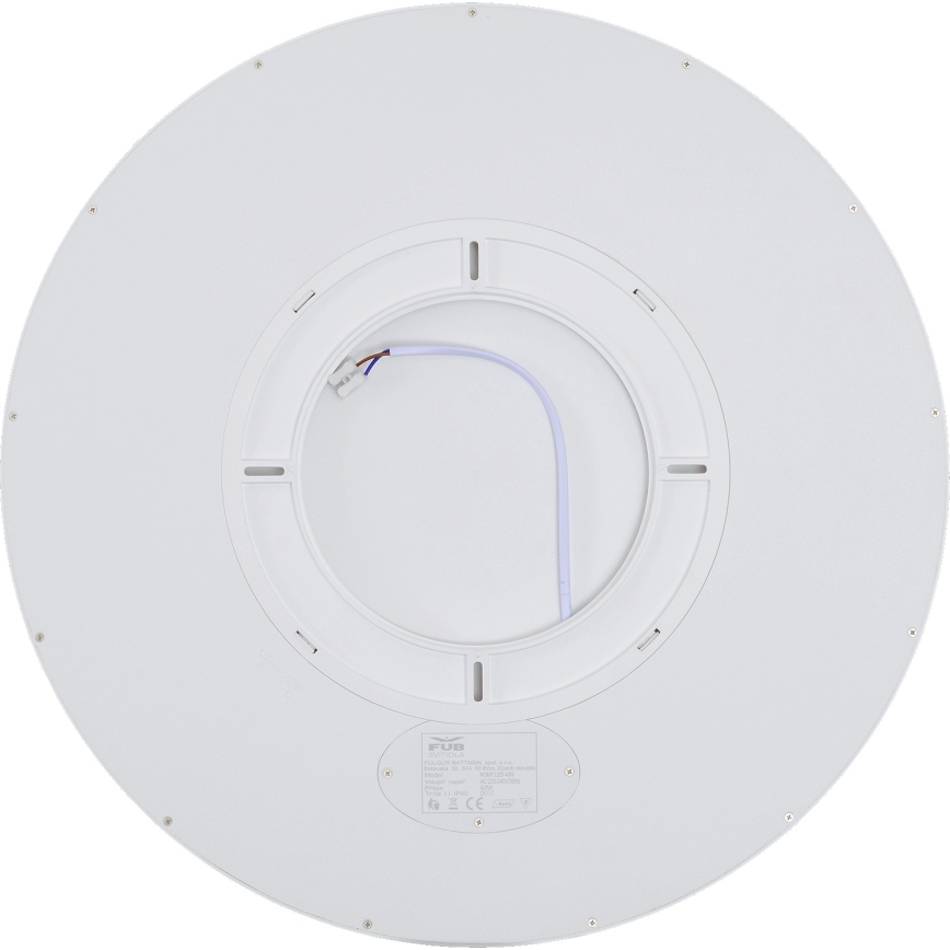 Fulgur s-43056 - LED Stmívatelné stropní svítidlo NOMY LED/40W/230V 3000-6500K pr. 50 cm UGR19 IP40 Wi-Fi bílá + dálkové ovládání