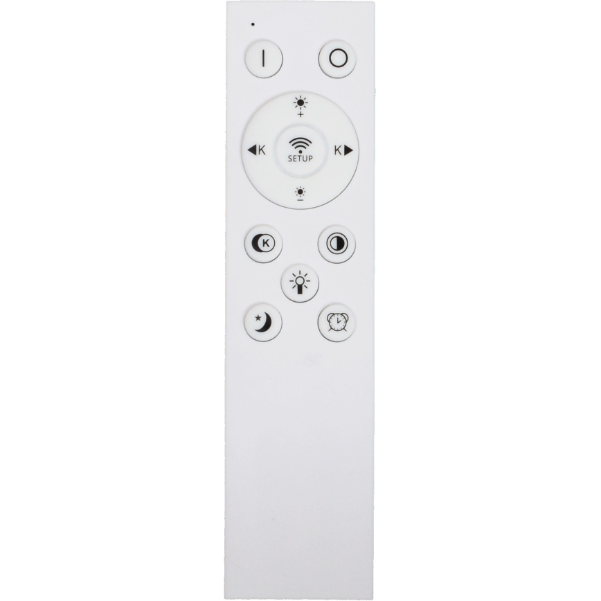 Fulgur s-43057 - LED Stmívatelné stropní svítidlo NOMY LED/40W/230V 3000-6500K pr. 50 cm UGR19 IP40 Wi-Fi černá + dálkové ovládání