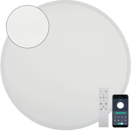 Fulgur s-43058 - LED Stmívatelné stropní svítidlo NOMY LED/50W/230V 3000-6500K pr. 60 cm UGR19 IP40 Wi-Fi bílá + dálkové ovládání