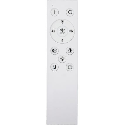 Fulgur s-43058 - LED Stmívatelné stropní svítidlo NOMY LED/50W/230V 3000-6500K pr. 60 cm UGR19 IP40 Wi-Fi bílá + dálkové ovládání
