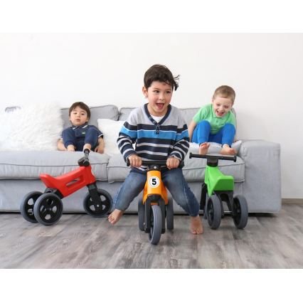 Funny Wheels - Odrážedlo 2v1 RIDER SPORT červená/černá