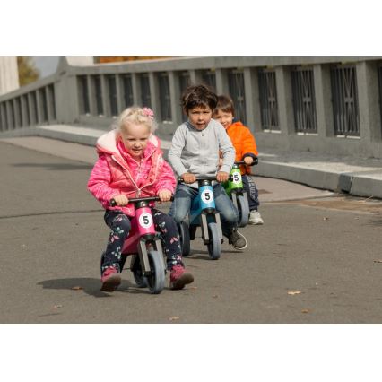 Funny Wheels - Odrážedlo 2v1 RIDER SPORT růžová/černá