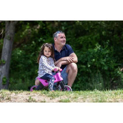 Funny Wheels - Odrážedlo 2v1 RIDER SUPER SPORT růžová/černá