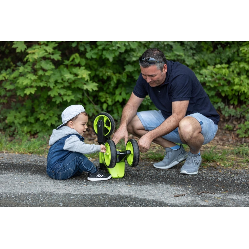 Funny Wheels - Odrážedlo 2v1 RIDER SUPER SPORT zelená/černá