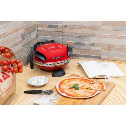 G3Ferrari G1000602 - Pizza trouba DELIZIA 1200W/230V červená