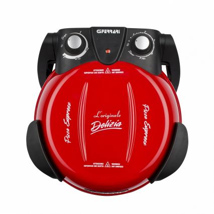G3Ferrari G1000602 - Pizza trouba DELIZIA 1200W/230V červená