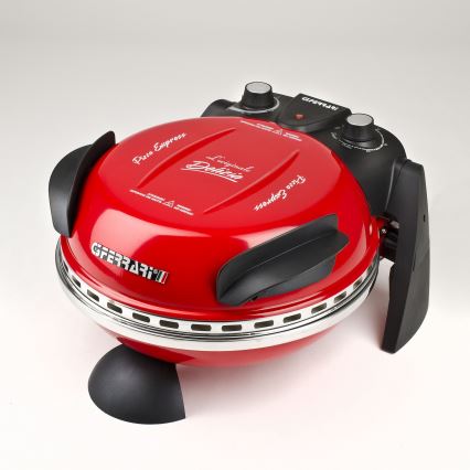 G3Ferrari G1000602 - Pizza trouba DELIZIA 1200W/230V červená