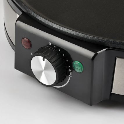 G3Ferrari G1009800 - Palačinkovač PROFI-CREPE 1200W/230V nerez/černá