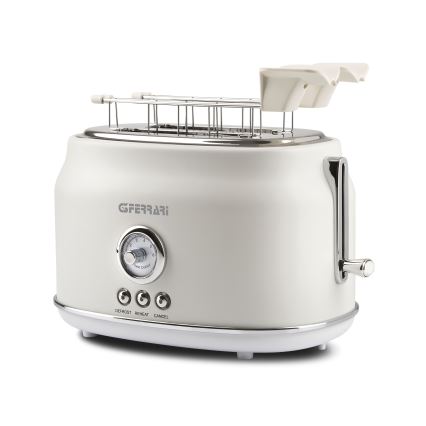 G3Ferrari G1013401 - Topinkovač s dvěma otvory ARTISTA 750W/230V bílá